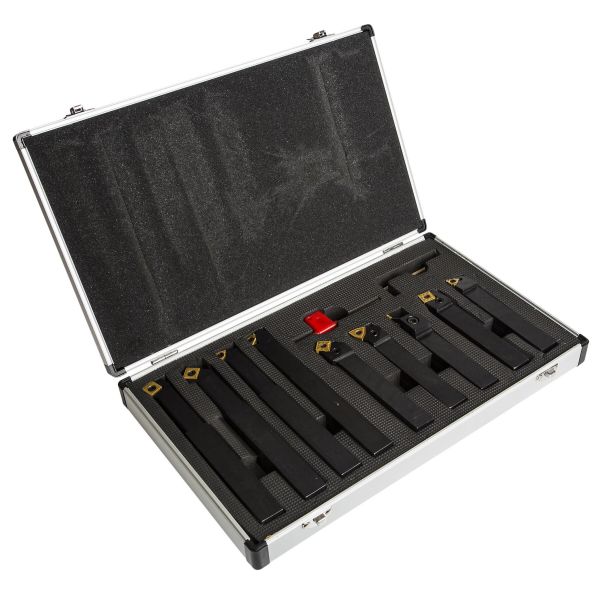 Drejebænk stål kit PELA 492754 9 dele, PRO 20 mm