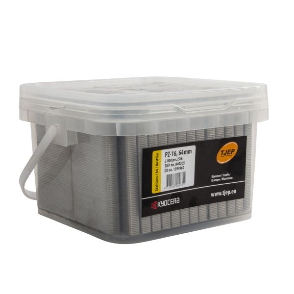 Klammer TJEP PZ-16 64 mm, 3000-pack 
