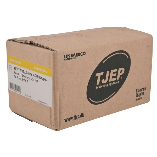 Hæfteklamme TJEP TW-16 4000-pak 