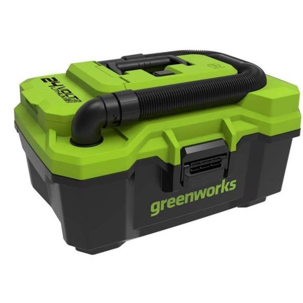 Dammsugare Greenworks G24WDV utan batteri och laddare 