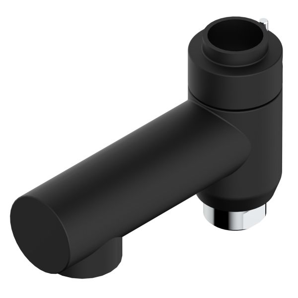 Badekarsudløb Gustavsberg Nautic GB4165024753 med drejeomskifter Sort