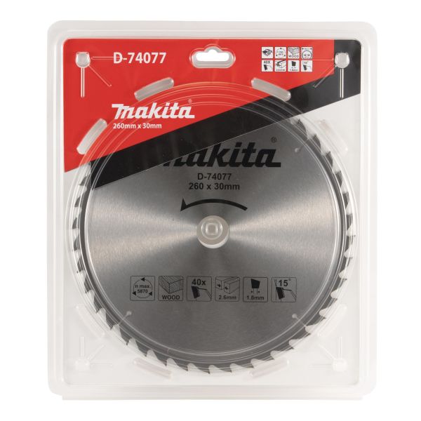 Sagblad Makita D-74077 40T 