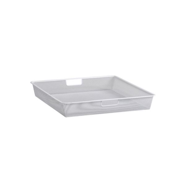 trådkurv Elfa 155190 hvit 527x527x85 mm