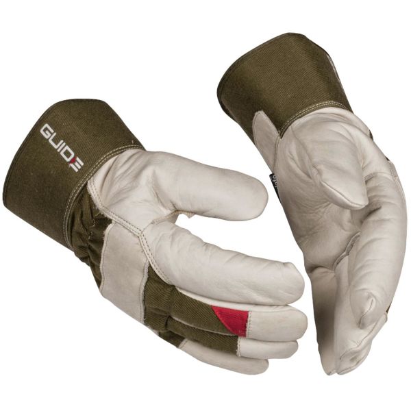 Handske Guide Gloves 196W läder, fodrad 10