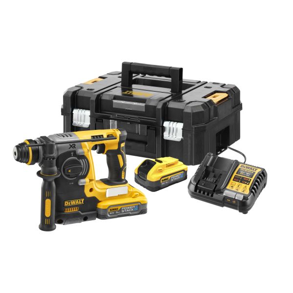Slagboremaskine Dewalt DCH273H2T-QW med batteri og oplader 