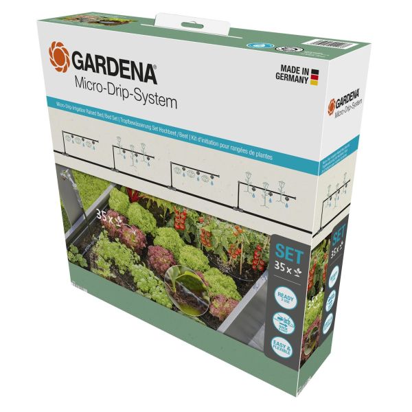Startpakke Gardena Micro-Drip-System 13455-20 til pallkrage 