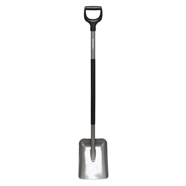 Spade Fiskars Ergonomic 1066712 D-håndtak, grå 
