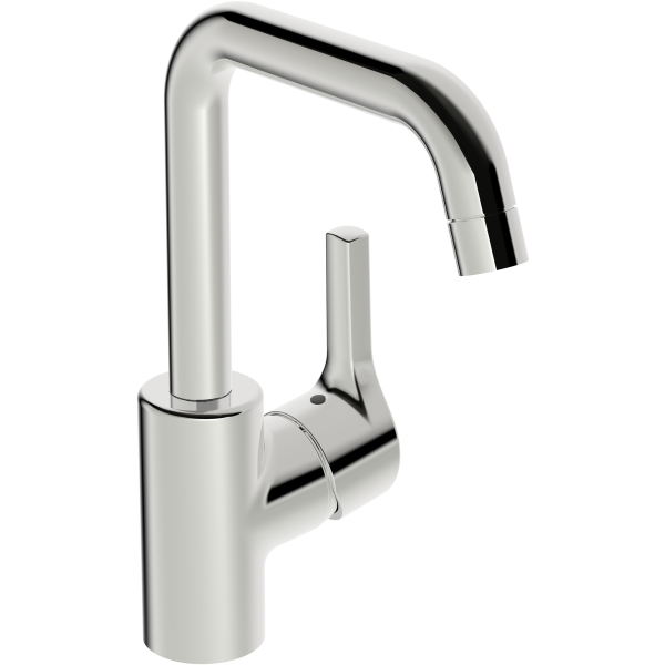 Håndvaskarmatur Oras Saga Style 3907FH høj tud, drejbar, forkromet 