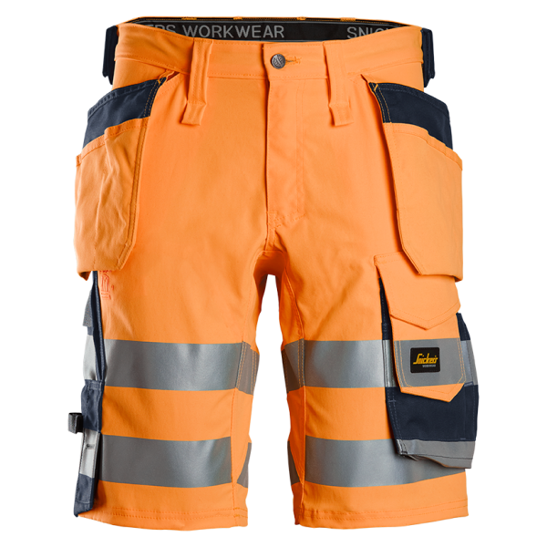 Shorts Snickers Workwear 6135 varsel, oransje Varsel, Oransje 50
