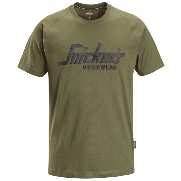 T-Shirt Snickers Workwear 2590 grøn Grøn M