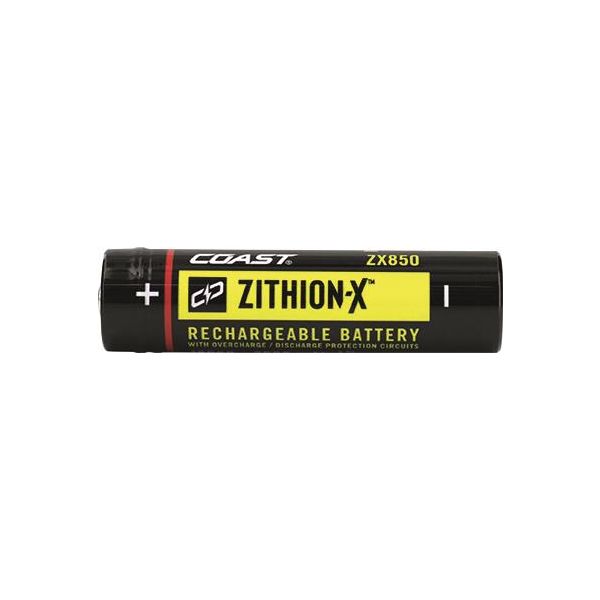Batteri Coast ZITHION-X ZX850 för XP9R ficklampa & XPH30R pannlampa 