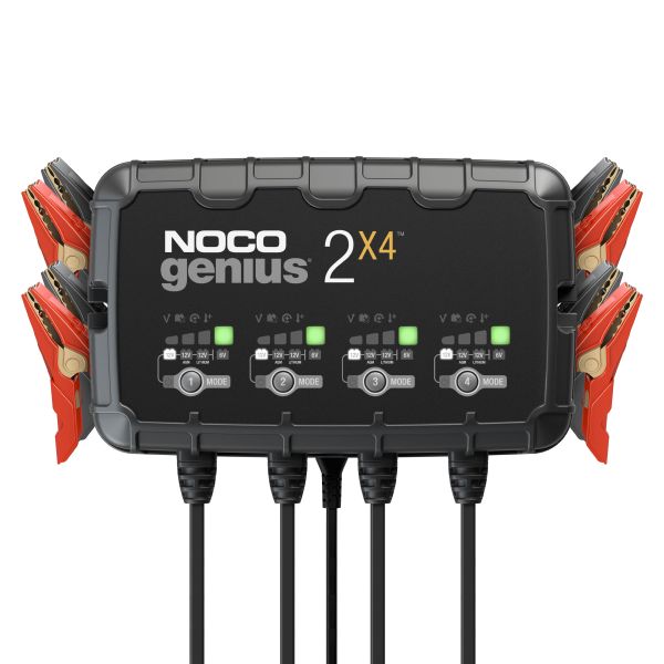 Oplader NOCO genius 2X4 6/12 V, 8000 mA 