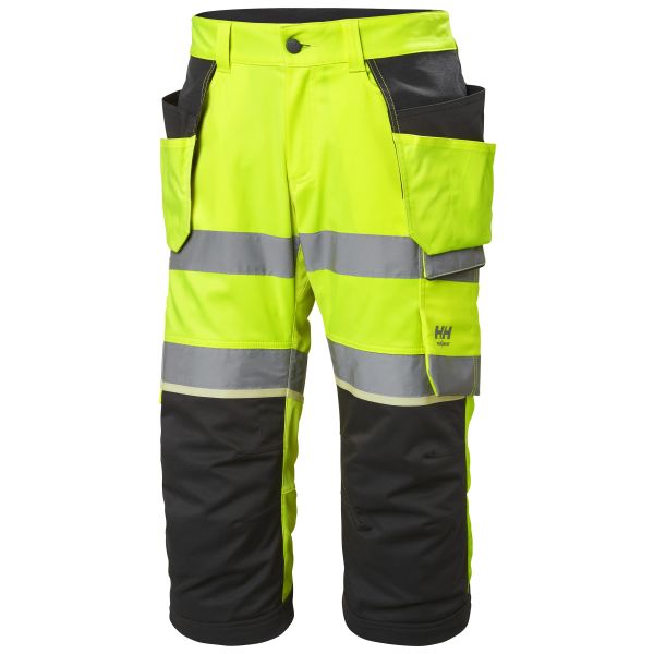 Piraattihousut Helly Hansen Workwear 77518-369 Hi-Vis-keltainen Hi-Vis-keltainen