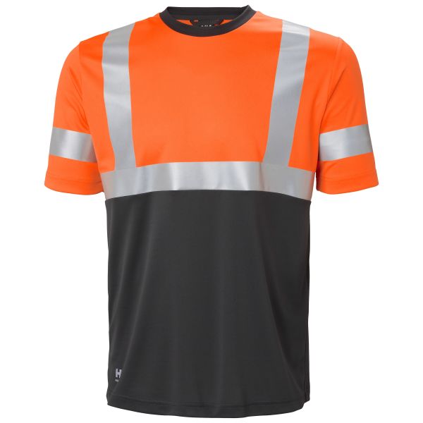 T-shirt Helly Hansen Workwear Addvis 79254_269 Orange/sort, High-Vis 