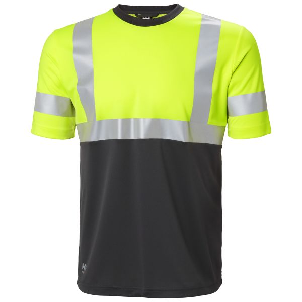 T-shirt Helly Hansen Workwear Addvis 79254_369 Gul/sort High-Vis 