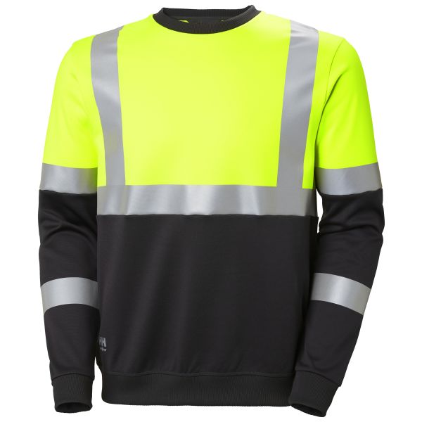 Collegepaita Helly Hansen Workwear Addvis 79256_369 musta/keltainen, huomioväri Musta/keltainen, huomioväri XS