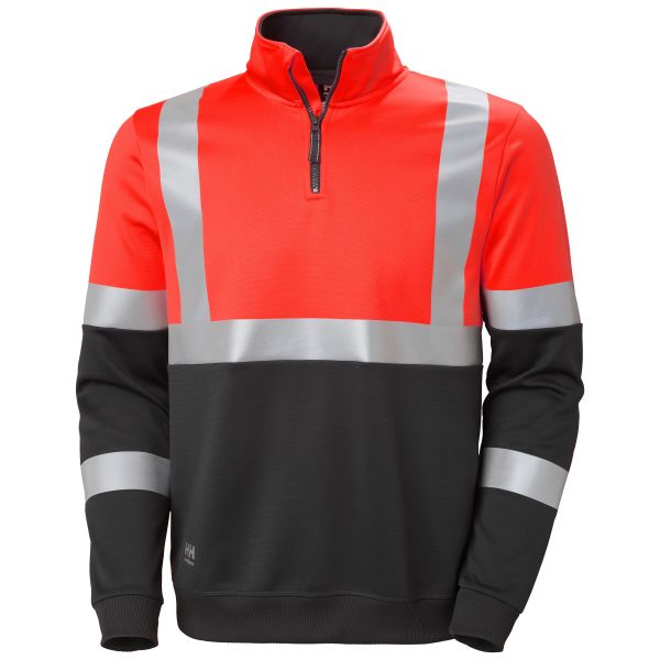 Collegepaita Helly Hansen Workwear Addvis 79257_169 musta/punainen, huomioväri Musta/punainen, huomioväri XS