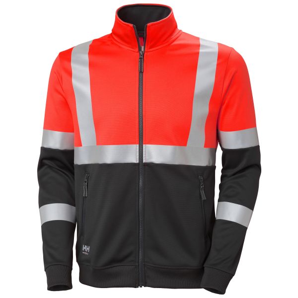 Genser Helly Hansen Workwear Addvis 79258_169 rød/svart, varsel 