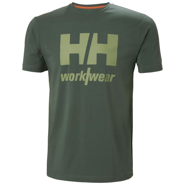 T-shirt Helly Hansen Workwear 79261_476 Mørkegrøn 