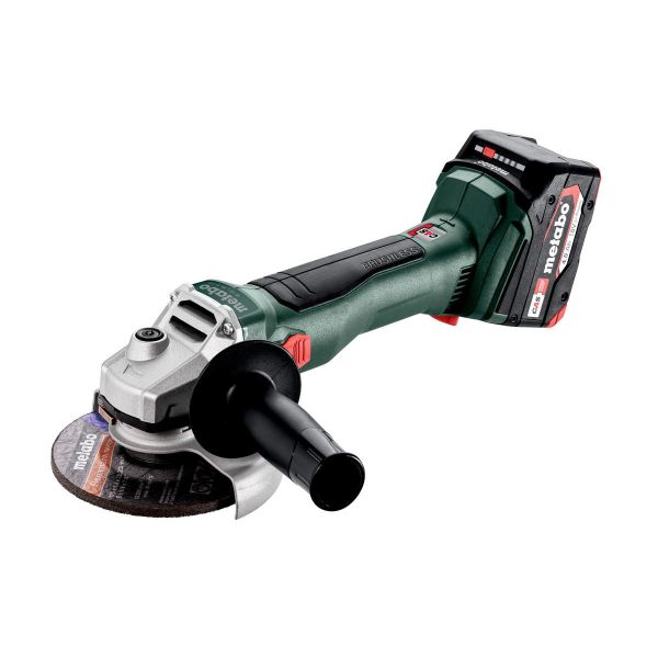 Vinkelsliber Metabo W 9-125 BL med batteri og oplader 