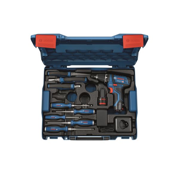 Boremaskine Og Skruemaskine Bosch GSR 12V-15 med batteri og oplader 