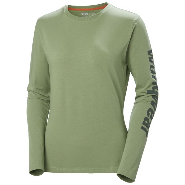 Pitkähihainen T-paita Helly Hansen Workwear 79268_406 vaaleanvihreä Vaaleanvihreä XS