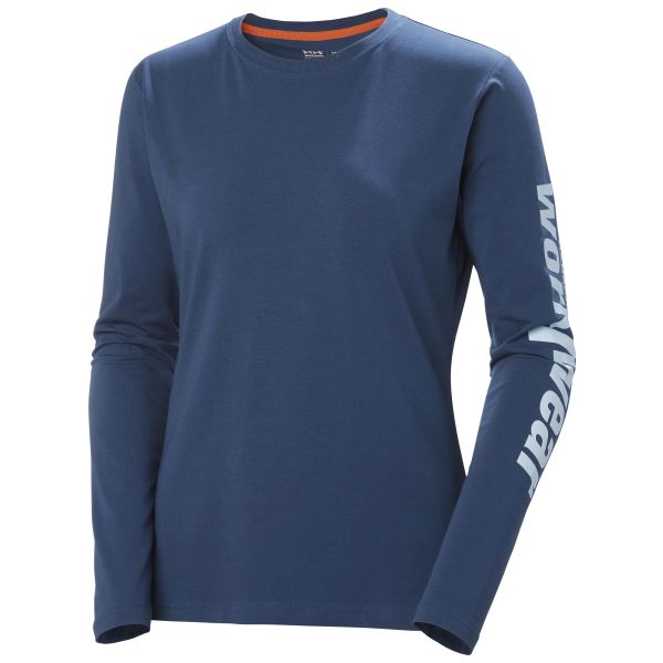 Pitkähihainen T-paita Helly Hansen Workwear 79268_570 laivastonsininen Laivastonsininen XS
