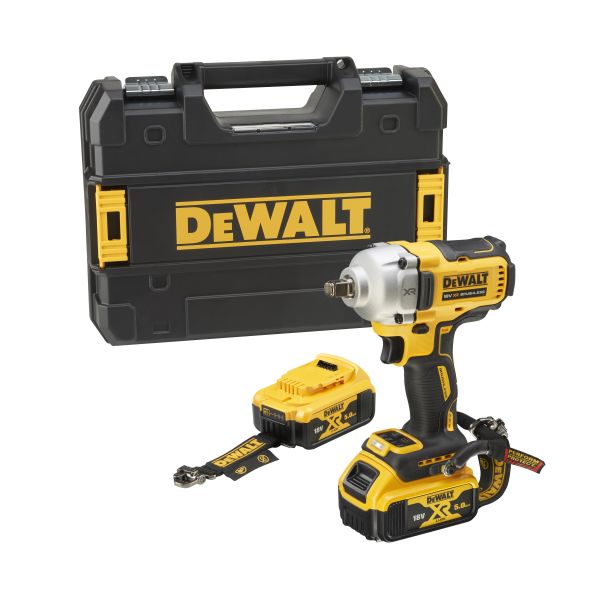 Slagnøgle Dewalt DCF891P2LRT-XJ med batteri, uden oplader 