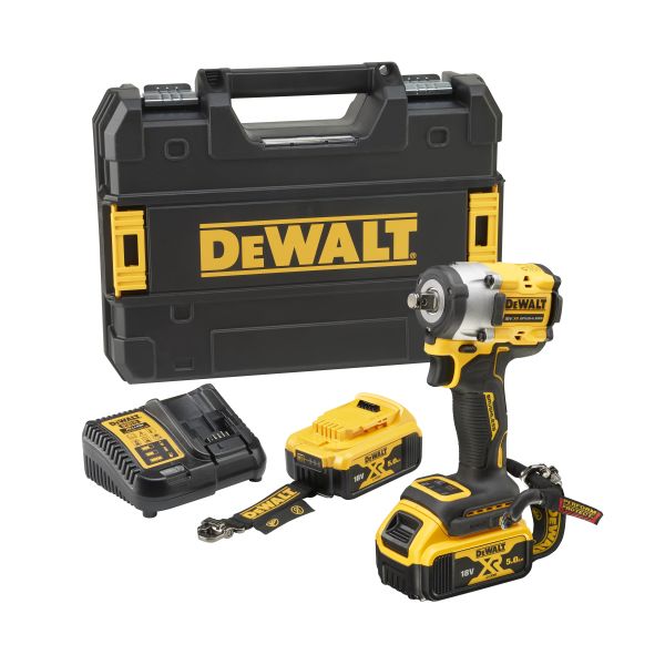 Slagnøgle Dewalt DCF921P2LRT-QW med batteri og oplader 