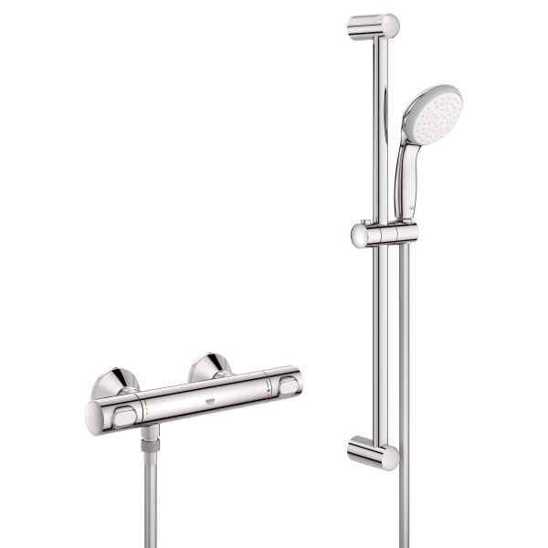 Brusesæt Grohe Precision Flow 34841000 1-bjælke, krom 620 mm