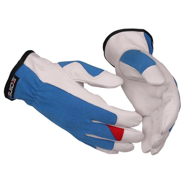 Hanske Guide Gloves 5164 lær, åpen krage 9