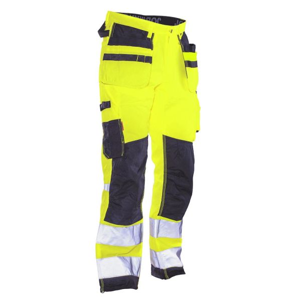 Håndværkerbukser Jobman Star 2222 gul/sort, BEMÆRK, klasse 2 Gul/sort C44