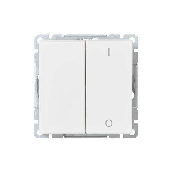 Kytkin ABB 10621UC-884 2-napainen, IP21, valkoinen 