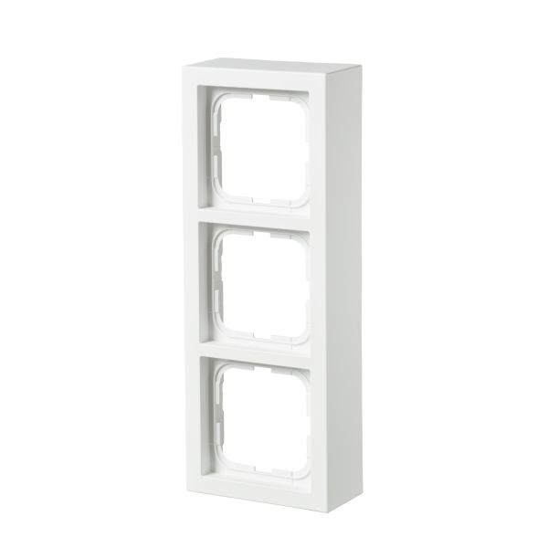 Forhøyelsesramme ABB 1723S85-884 85 x 40 mm, hvit 3-roms