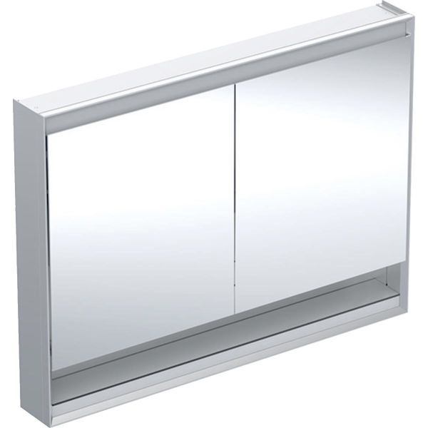 Spegelskåp Geberit ONE 505.835.00.1 120 cm, 2 dörrar, med nisch Aluminium