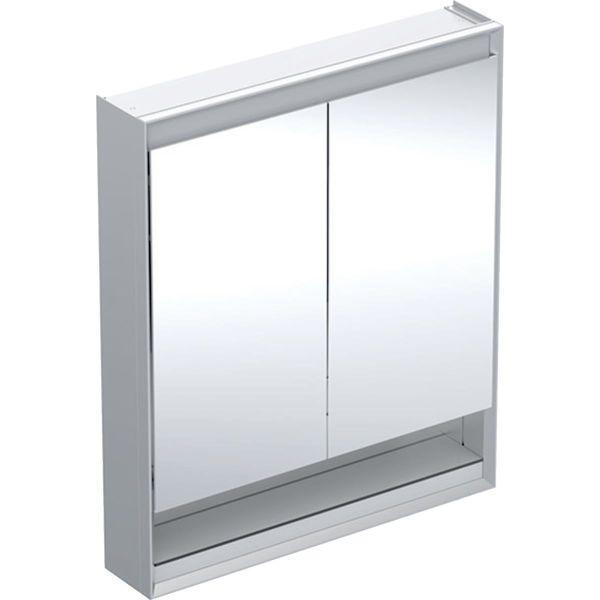 Spegelskåp Geberit ONE 505.832.00.1 75 cm, 2 dörrar, med nisch Aluminium