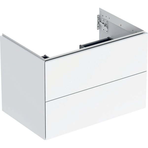 Kommode Geberit ONE 505.262.00.1 75 x 47 cm, 2 skuffer Hvit, blank
