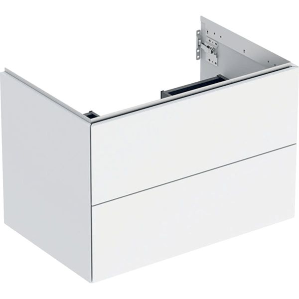 Kommode Geberit ONE 505.262.00.2 75 x 47 cm, 2 skuffer Hvit, matt