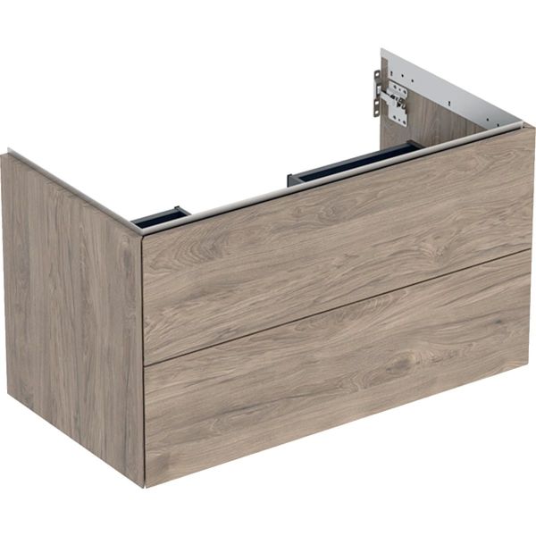 Kommod Geberit ONE 505.263.00.6 90 x 47 cm, 2 lådor Valnöt