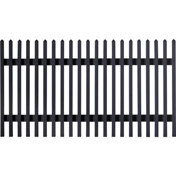 Staket Jabo Linnea 2 170 x 90 cm, svart 