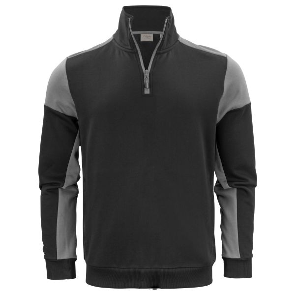 Genser Printer Prime Halfzip  Svart;Mørk grå XS