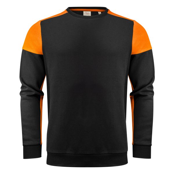 Genser Printer Prime Crewneck  Svart;Appelsin L
