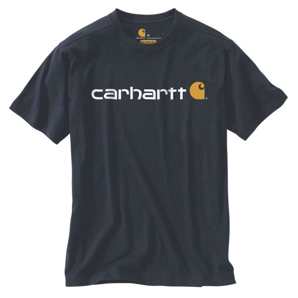 T-skjorte Carhartt 103361 marineblå Marineblå S