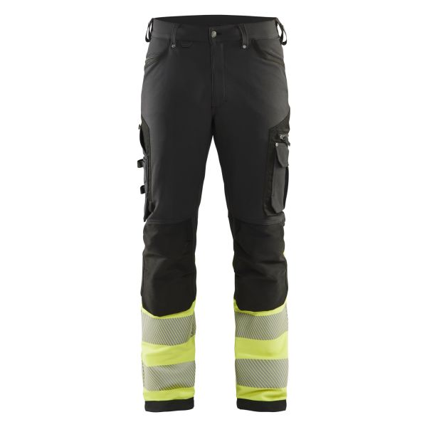 Arbetsbyxa Blåkläder 119316429933C44 varsel, svart/gul C44