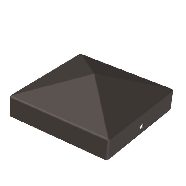 Stolplock Jabo 35211 96×96 mm Svart