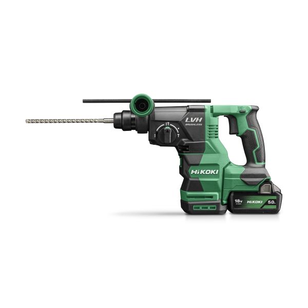 Slagboremaskine HiKOKI DH1826DA med 5,0 Ah batteri og oplader 