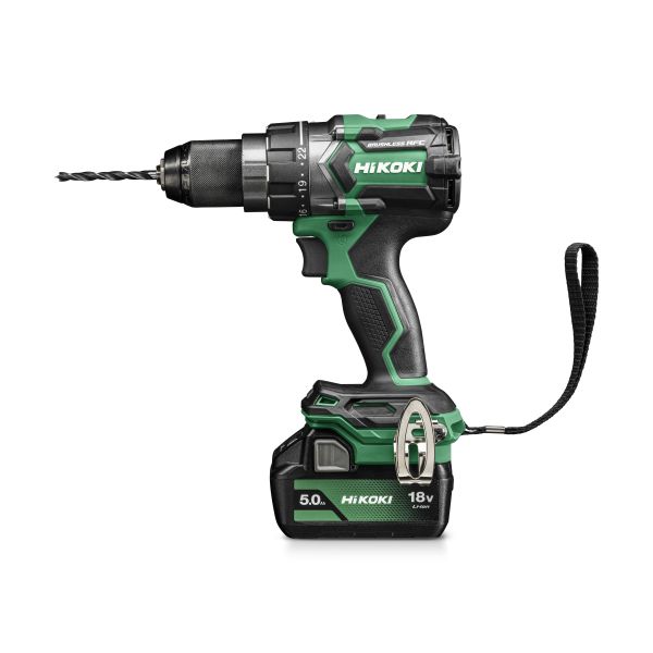 Boreskruetrækkere HiKOKI DS18DC med 5,0 Ah batteri og oplader 