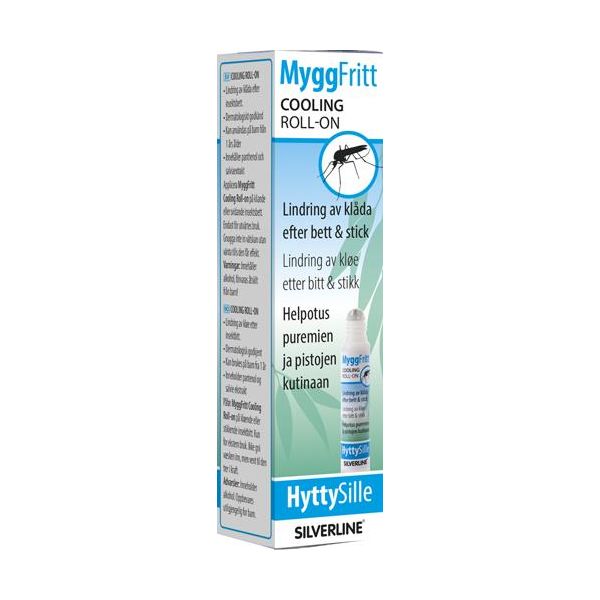Myggmiddel Silverline Myggfritt roll-on, 10 ml 