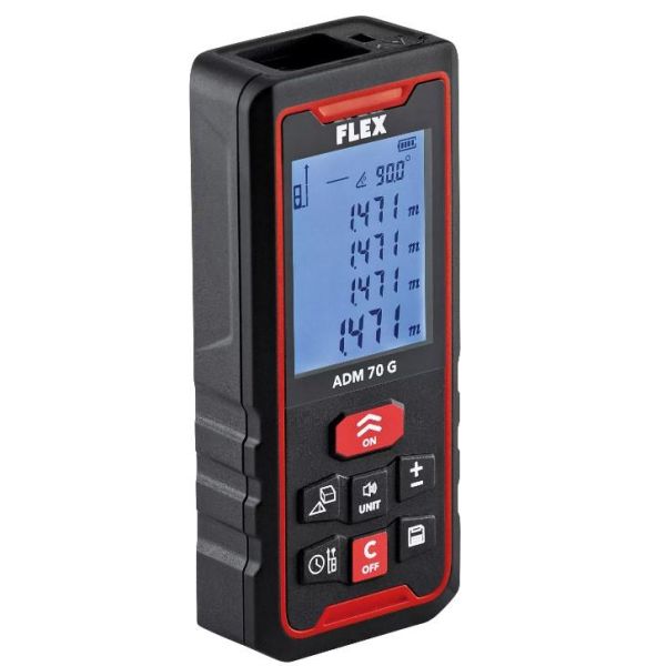 Afstandsmåler Flex ADM70 grøn laser, 0,05-70 m 