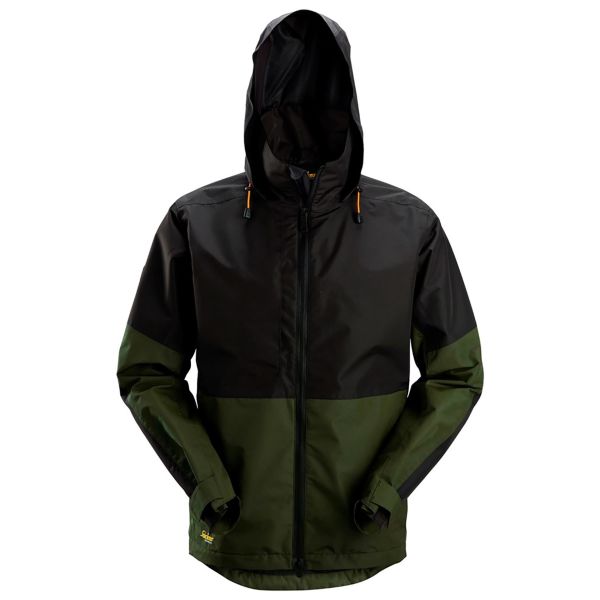 Shelljakke Snickers Workwear 1304-3104 AllroundWork Vandtæt, grøn/sort Grøn/sort 3XL